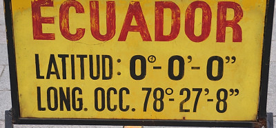 Ekvador = ekvator