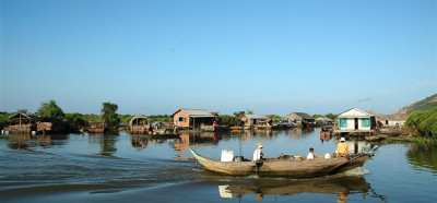 Na reki proti Batambangu