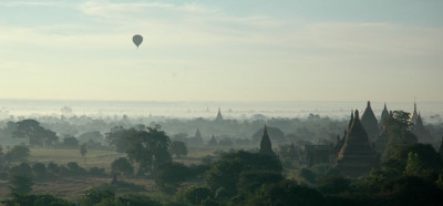 Prvo kraljevino Burme lahko preletiš tudi z balonom