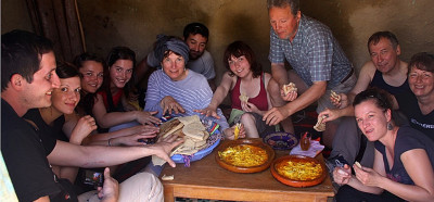 Pri gostoljubnih domačinih, na berberski omleti