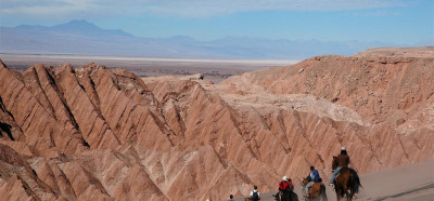 Naš izlet s konji po puščavi Atacama